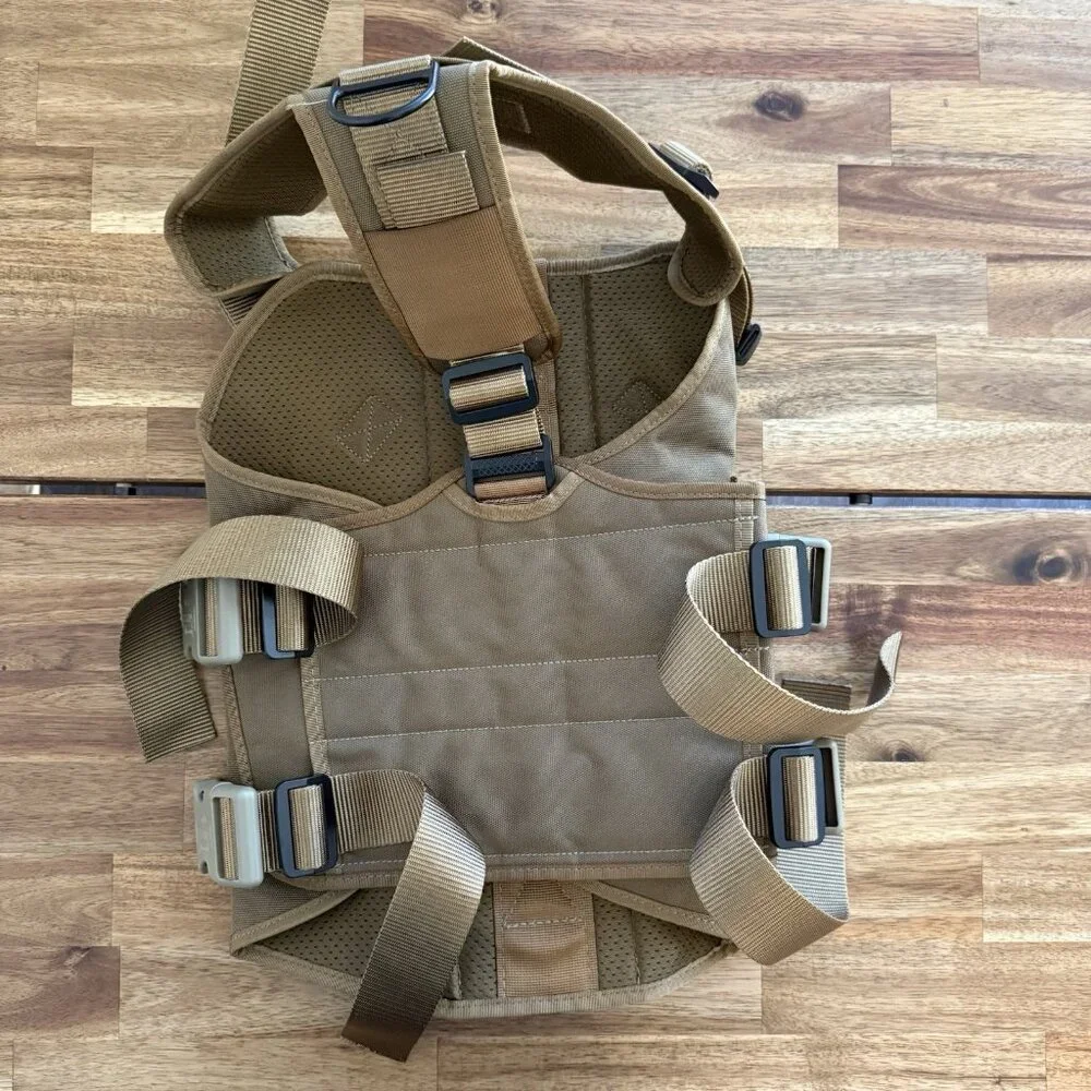 ICEFANG Tactical Dog Operation Harness Buckle,Dog Molle Vest Handle Size XL NWOT